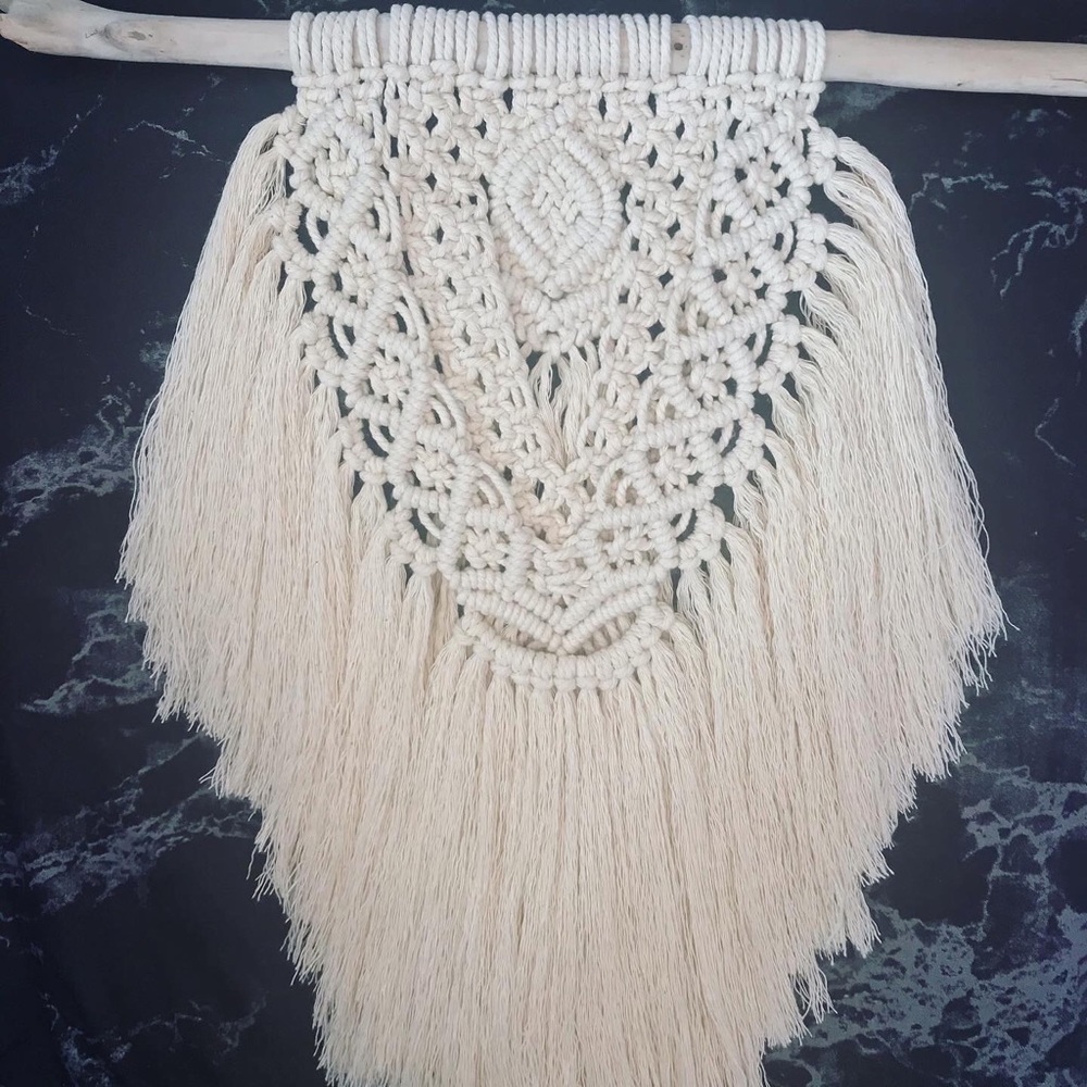 Small macrame wall hanger
